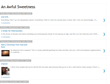 Tablet Screenshot of anawfulsweetness.blogspot.com