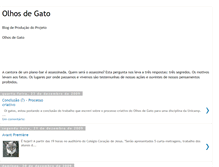 Tablet Screenshot of curtaolhosdegato.blogspot.com