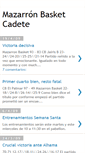 Mobile Screenshot of mazarronbasketcadete.blogspot.com