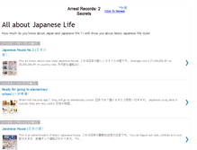 Tablet Screenshot of allaboutjapaneselife.blogspot.com