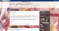 Desktop Screenshot of justafleetingmoment.blogspot.com