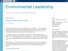 Tablet Screenshot of environmental-leadership.blogspot.com