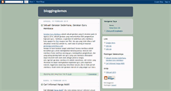 Desktop Screenshot of bloggingdemos.blogspot.com