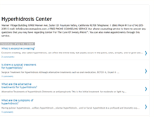 Tablet Screenshot of hyperhidrosis411.blogspot.com