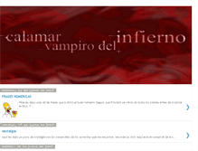 Tablet Screenshot of calamarvampirodelinfierno.blogspot.com