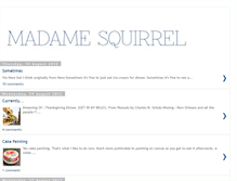 Tablet Screenshot of madamesquirrel.blogspot.com