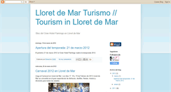 Desktop Screenshot of lloretdemarturismo.blogspot.com