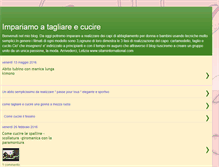 Tablet Screenshot of impariamoatagliare-cucire.blogspot.com