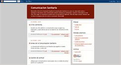 Desktop Screenshot of comunicacionsanitaria.blogspot.com