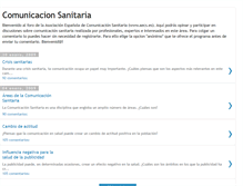 Tablet Screenshot of comunicacionsanitaria.blogspot.com