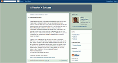 Desktop Screenshot of apassion4success.blogspot.com