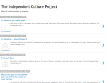 Tablet Screenshot of independentcultureproject.blogspot.com