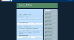 Desktop Screenshot of muestras-gratuitas.blogspot.com