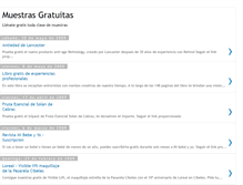 Tablet Screenshot of muestras-gratuitas.blogspot.com