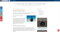 Desktop Screenshot of 3-fatty-fish-oil-omega-information.blogspot.com