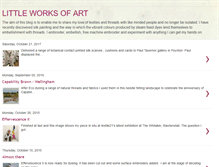 Tablet Screenshot of littleworksofart.blogspot.com