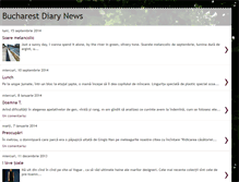 Tablet Screenshot of bucharestdiarynews.blogspot.com