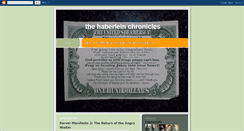 Desktop Screenshot of haberleinchronicles.blogspot.com