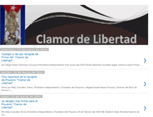 Tablet Screenshot of clamordelibertad.blogspot.com