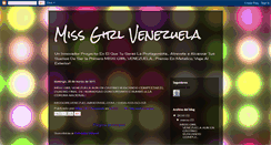 Desktop Screenshot of missgirlvenezuela.blogspot.com