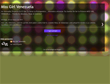 Tablet Screenshot of missgirlvenezuela.blogspot.com