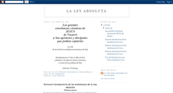 Desktop Screenshot of la-ley-absoluta.blogspot.com