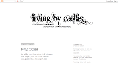 Desktop Screenshot of livingbycathis.blogspot.com