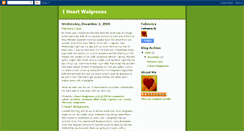 Desktop Screenshot of iheartwalgreens.blogspot.com