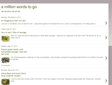 Tablet Screenshot of amillionwordstogo.blogspot.com