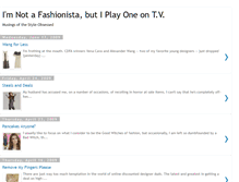 Tablet Screenshot of imnotafashionistabutiplayoneontv.blogspot.com
