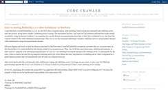 Desktop Screenshot of codecrawler.blogspot.com