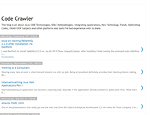 Tablet Screenshot of codecrawler.blogspot.com