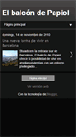 Mobile Screenshot of elbalcondepapiol.blogspot.com