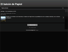Tablet Screenshot of elbalcondepapiol.blogspot.com