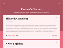 Tablet Screenshot of colenascorner.blogspot.com