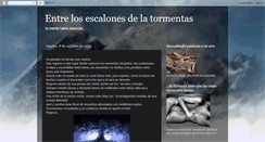 Desktop Screenshot of entrelosescalonesdelastormentas.blogspot.com