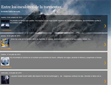 Tablet Screenshot of entrelosescalonesdelastormentas.blogspot.com