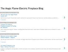 Tablet Screenshot of magic-flame-electric-fireplaces.blogspot.com