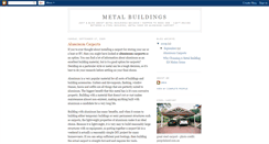 Desktop Screenshot of metal--buildings.blogspot.com