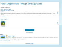 Tablet Screenshot of haypidragonstrategyguide.blogspot.com