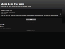 Tablet Screenshot of cheaplegostarwars.blogspot.com