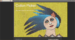 Desktop Screenshot of cotton-picker.blogspot.com