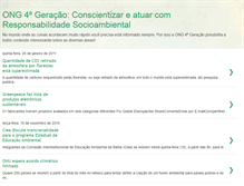 Tablet Screenshot of ong4geracacao.blogspot.com