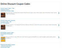 Tablet Screenshot of online-discount-coupon-codes.blogspot.com