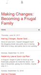 Mobile Screenshot of beingafrugalfamily.blogspot.com