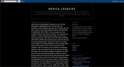 Desktop Screenshot of mexikalegacies.blogspot.com