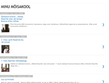 Tablet Screenshot of minumoisakool.blogspot.com