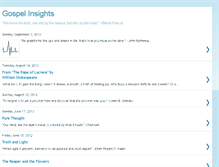 Tablet Screenshot of amazinggospelinsights.blogspot.com