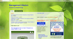 Desktop Screenshot of managementwisdom.blogspot.com