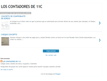 Tablet Screenshot of loscontadoresde11.blogspot.com